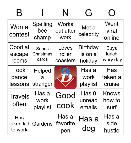 Connection Bingo Card