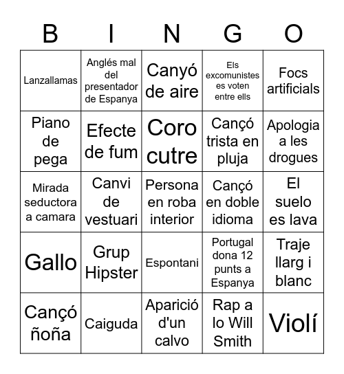 EuroBingo Card