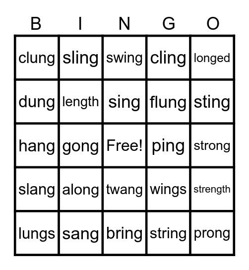 Magic Belt Series:  Dung! Bingo Card