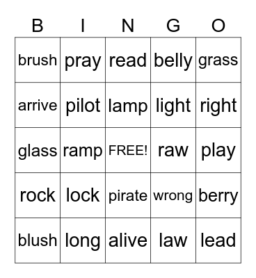 Movies Bingo Card