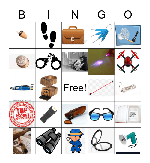 Spies Bingo Card