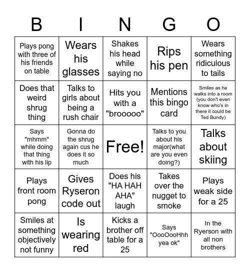 Let's Look at Litty! Bingo Card