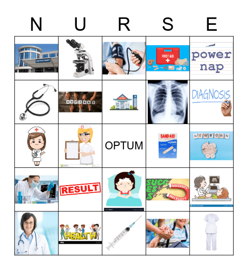 Optum360 Nurses Week BINGO Card