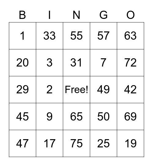 Ridwan Fauzi Bingo Card