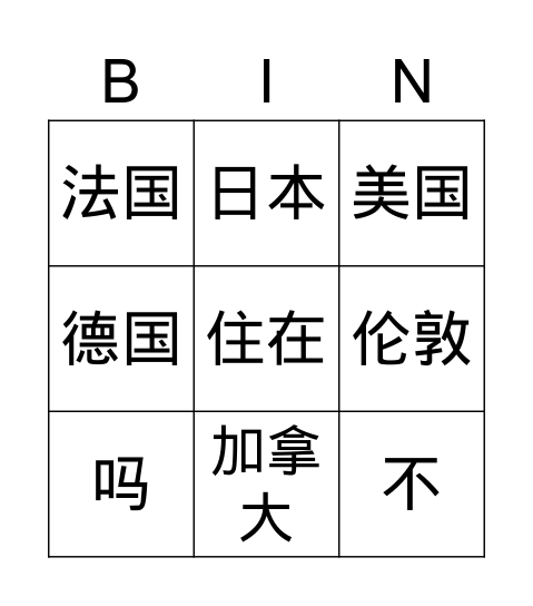 ОК1-раздел 2-часть 1-3 Bingo Card