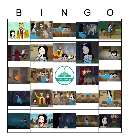 Bạch Tuyết & 7 chú lùn Tập 1 - Tập 4 Bingo Card