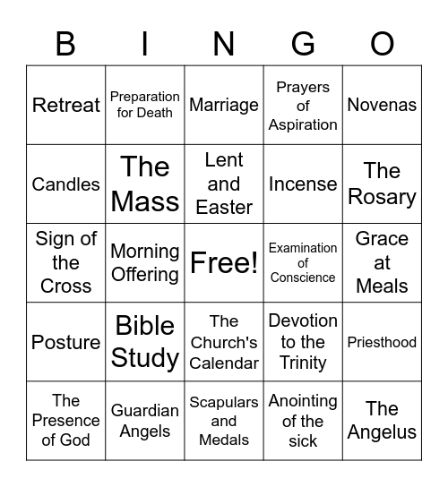 Signs of Life Bingo Card