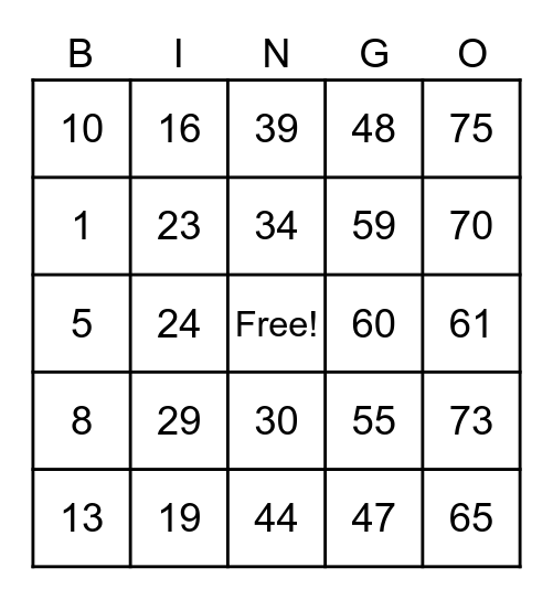 Liza Belarmino Bingo Card