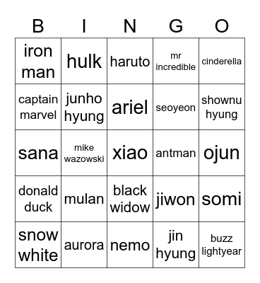 ONG BINGO PT 2 Bingo Card