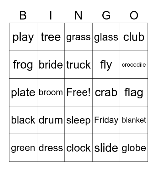 L3 U1-2 Bingo Card