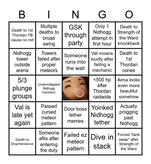 DSR memes Bingo Card