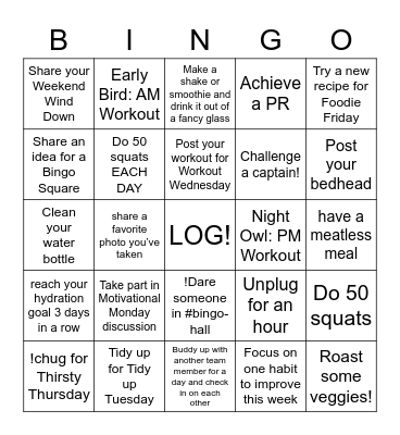WILD WILD WEST BINGO Card