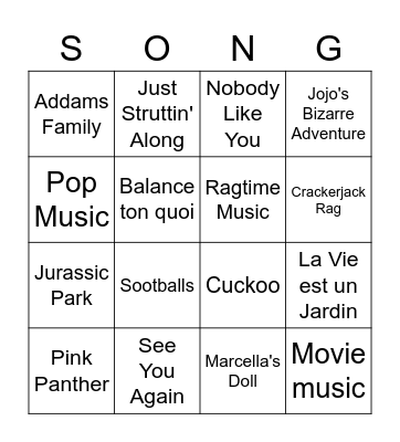 Watch Party 2022 Bingo Card