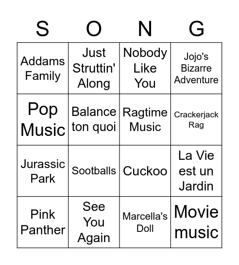 Watch Party 2022 Bingo Card