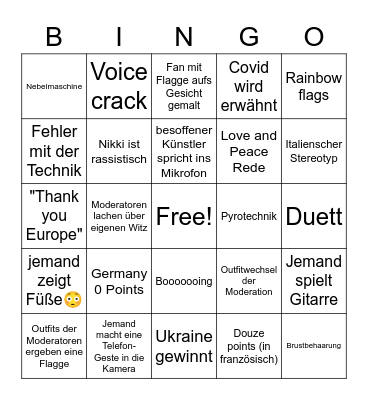 BingoBingo Card