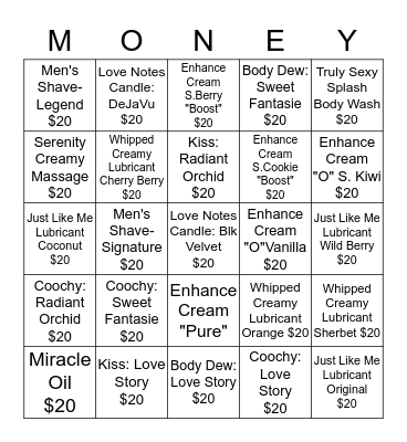 Help me start my business!  Bingo Card
