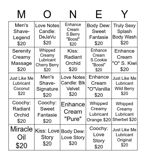 Help me start my business!  Bingo Card