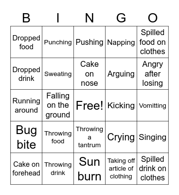 Birthday Bingo! Bingo Card