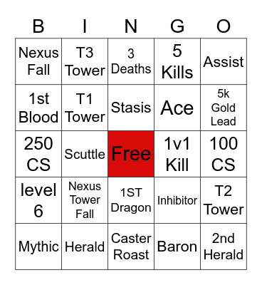 MSI BINGO Card