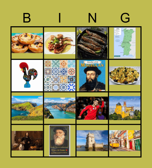 International Day - Portugal Bingo Card
