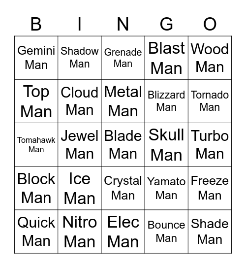 Kendo's Bingo Card (Round 2) Bingo Card