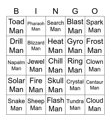 Mart's Bingo Card (Round 1) Bingo Card