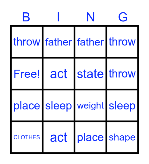 STEM'S BINGO Card