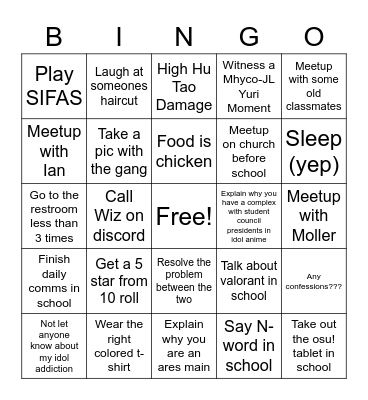 Meetup Bingo Card
