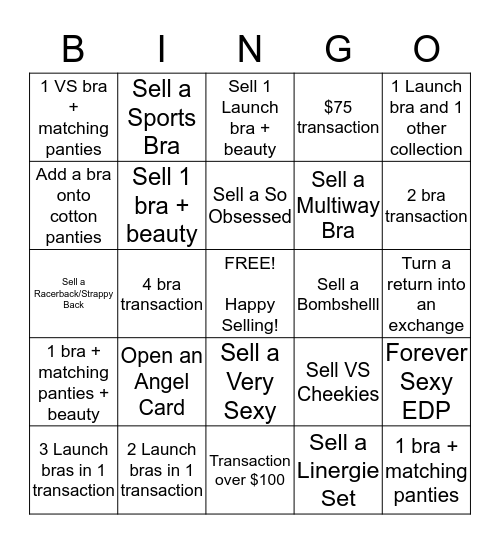 So Obsessed With Launch  Bingo Card