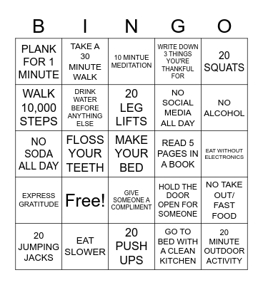 LAKELAND BINGO Card