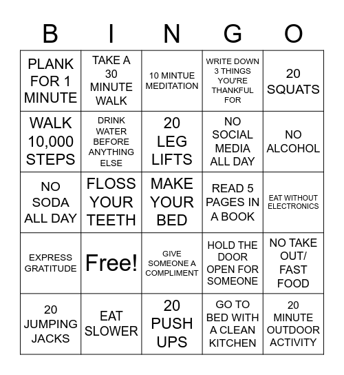 LAKELAND BINGO Card