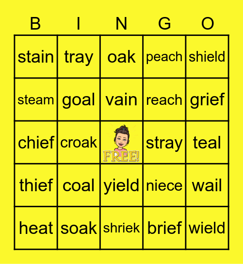 10:00 Bingo Card