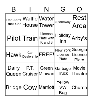 Disney Bingo Card #4 Bingo Card