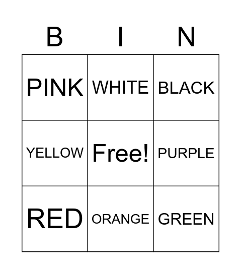 BIRTHDAY BINGO Card