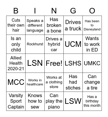 Last Day of School Bingo Card