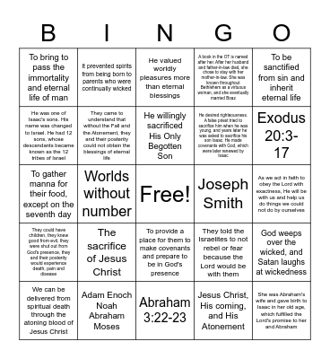 2022 OT Assessment Review Bingo Card