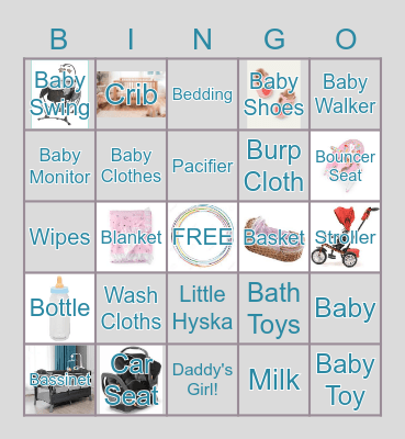 Baby Shower! Bingo Card