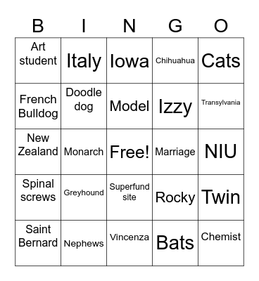 Path Assist Orientation BINGO! Bingo Card