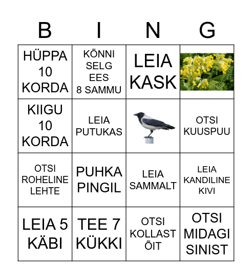 ÕUESÕPPEPÄEV Bingo Card