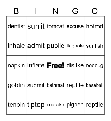 FUNDATIONS - Unit 12 - Review Bingo Card