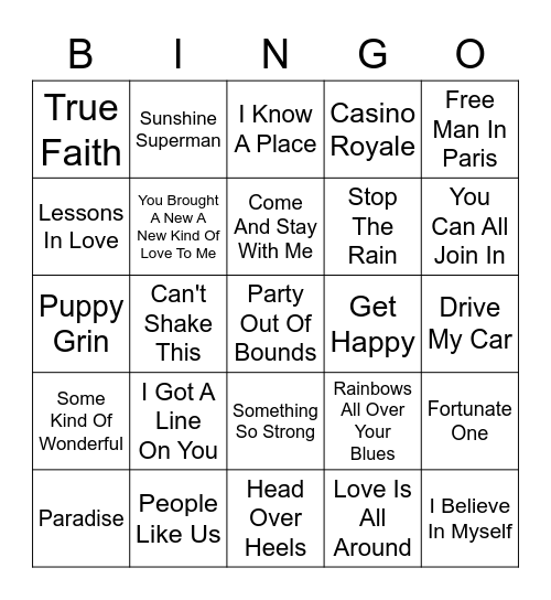 Merry Month Of May Edition Bingo Card