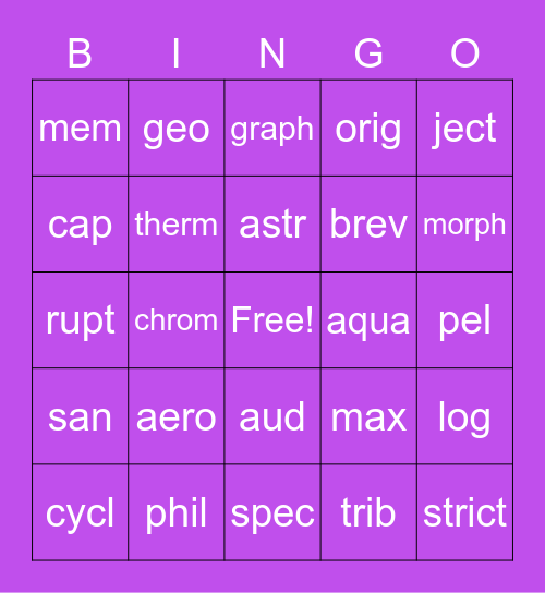 Bingo ツ Bingo Card