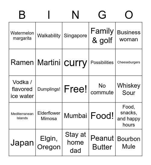 Benchling Bingo Card