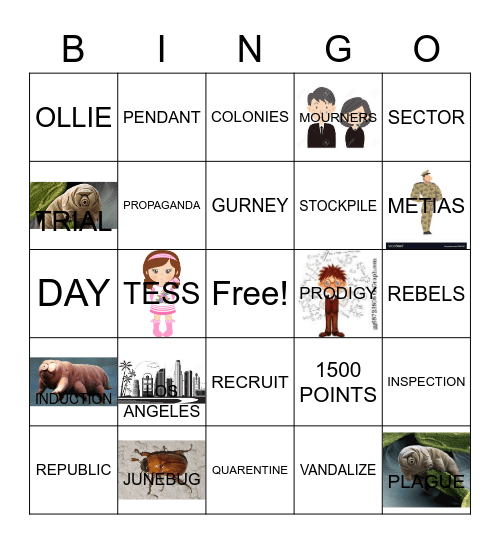 LEGEND Bingo Card