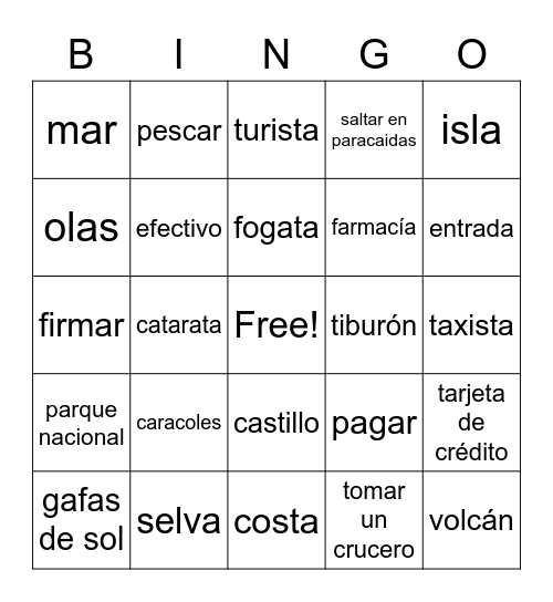 End of the Year vocab_IB 456 Bingo Card