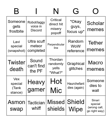 Midsummer Ultimate Bingo Card