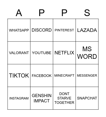 GRADE 5 Bingo Card