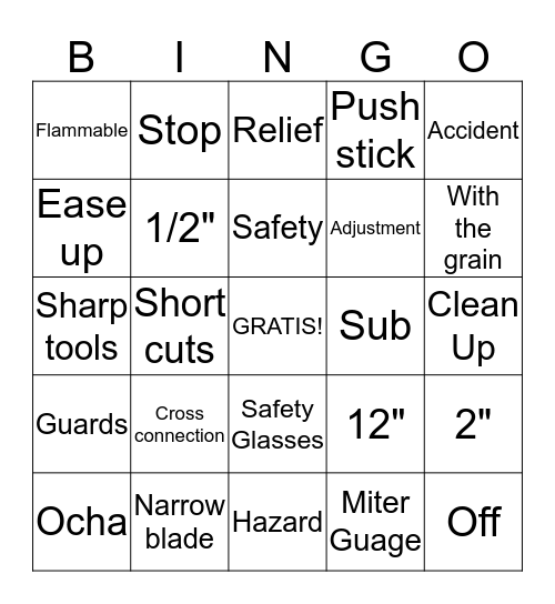 Hi Bingo Card