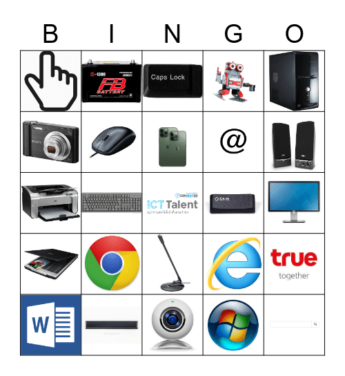 Computer Bingo Card