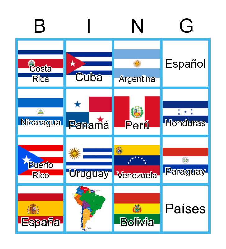 spanish-speaking-countries-and-flags-bingo-card
